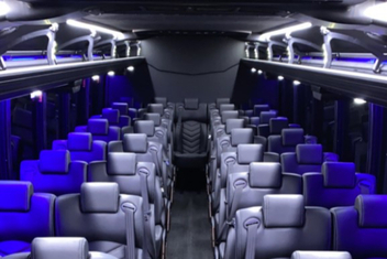 Laredo Charter Bus Interior