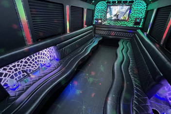 Laredo Limo Bus Interior