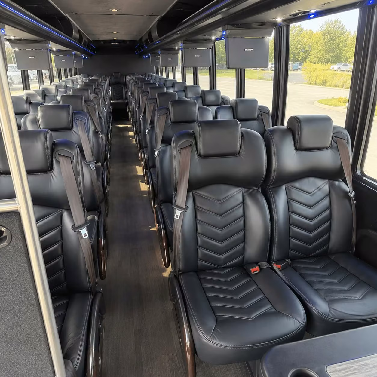 25 passenger minibus inside