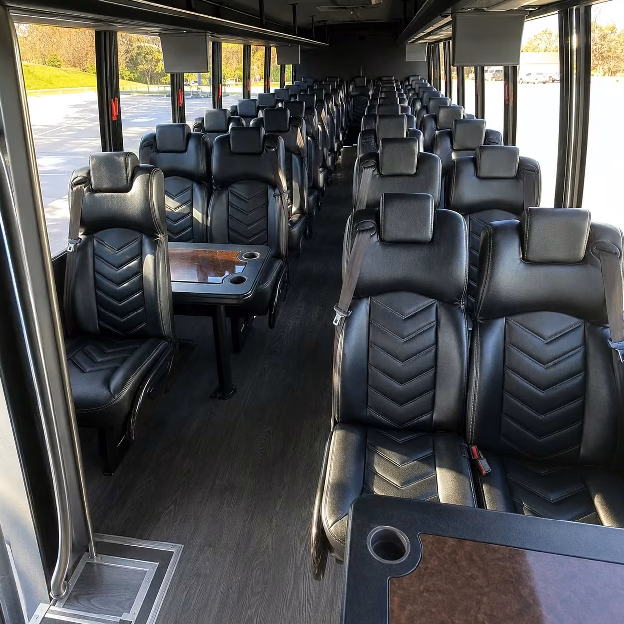 28 passenger minibus inside