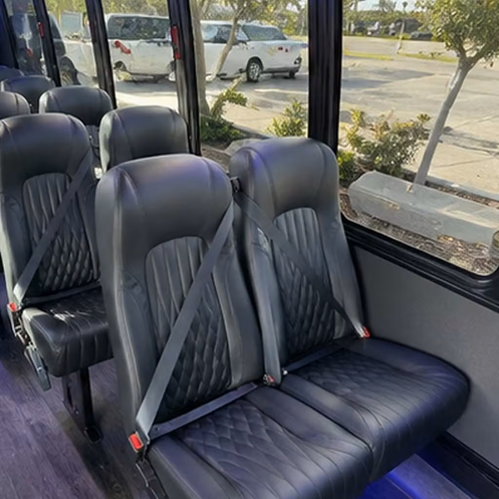 35 passenger minibus interior