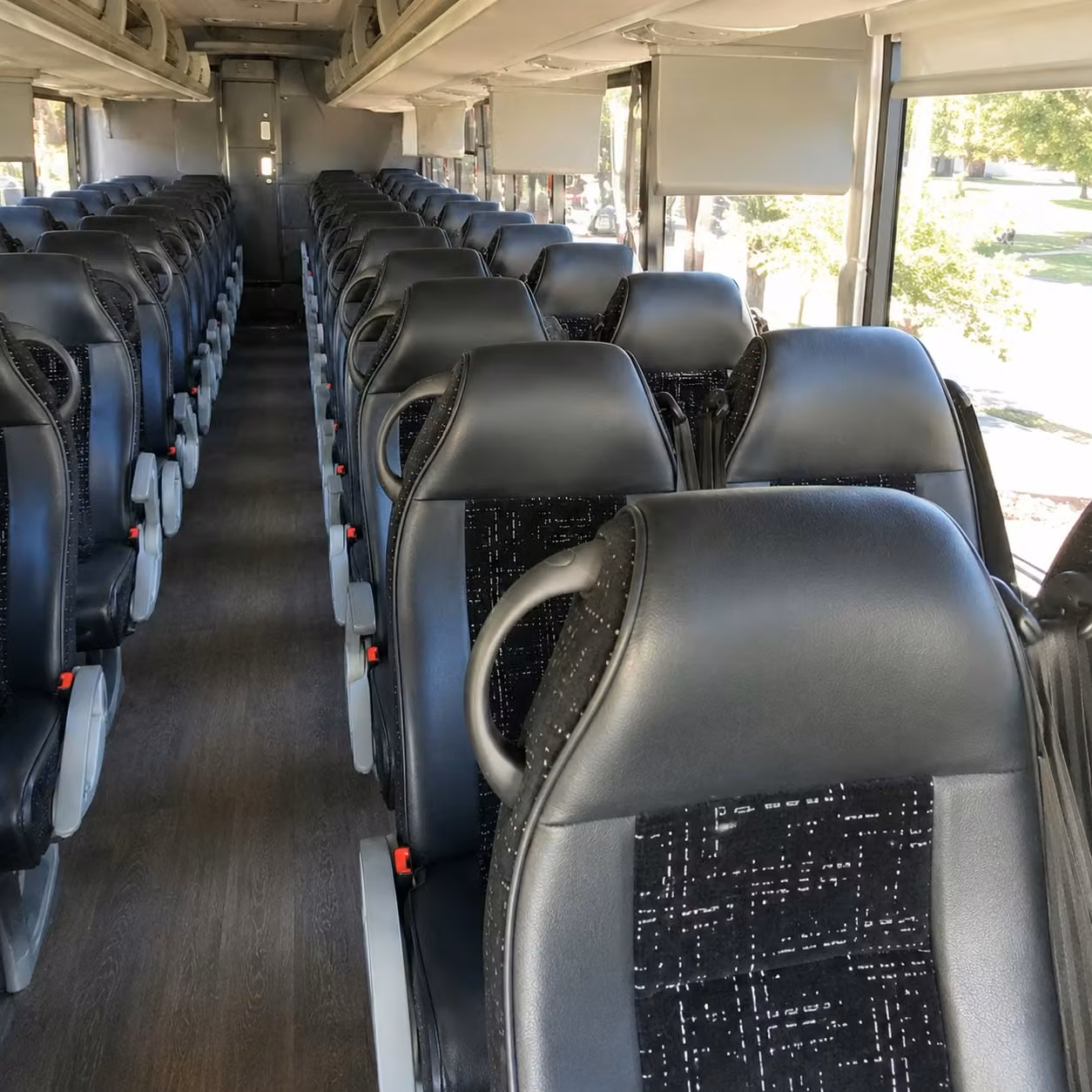laredo charter bus interior